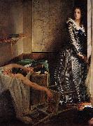 Paul Baudry Charlotte Corday oil painting on canvas